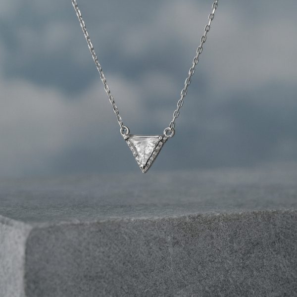 18K Gold Salt & Pepper Diamond Necklace GPD230