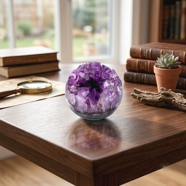 Natural Brazilian Amethyst Ball