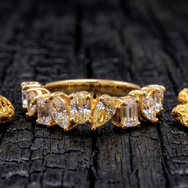 18K Yellow Gold | 1.27ct Fancy Yellow Diamond Band GRD205
