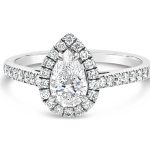 18K Gold Diamond Engagement Ring GRS193
