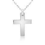 18K Gold Cross Pendant GC005B