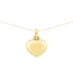 9K Heart Gold Pendant GP276