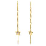 9K Gold Dangle Earrings GE2303