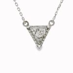 18K Gold Salt & Pepper Diamond Necklace GPD230