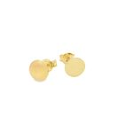18K Gold Stud Earrings GE0112
