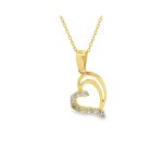 18K Gold Heart Necklace GP018