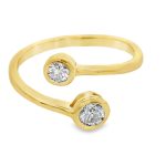 18K Gold Diamond Engagement Ring GRD033