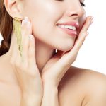 18K Gold Dangling Earrings GE012