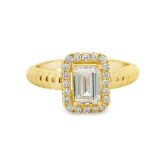 9K Gold Engagement Ring GR019