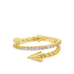 9K Gold Wrap Ring GR021