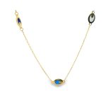 18K Gold "Evil Eye" Necklace GP029