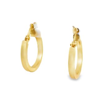 18K Gold Hoop Earrings GE041