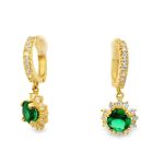9K Gold Drop Earrings GE0122