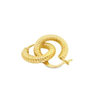 18K Gold Hoop Earrings GE052