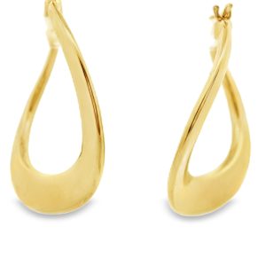 18K Gold Hoop Earrings GE045