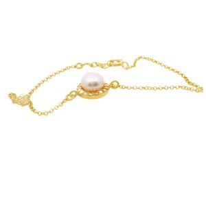 Sterling Silver Pearl Bracelet SB0191