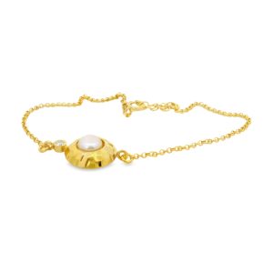 Sterling Silver Pearl Bracelet SB0191