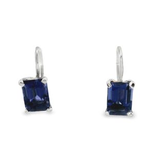 9K Gold Iolite Earrings GE064