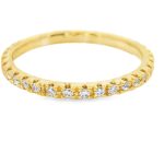 Timeless Full Eternity Band with Diamonds in 18K Gold 001