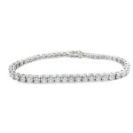 Sterling Silver 925 Moisanites Tennis Bracelet