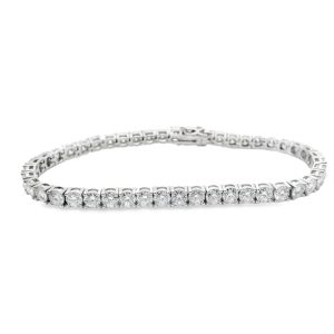 Sterling Silver 925 Moisanites Tennis Bracelet