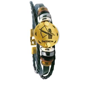 Zodiac Sign Unisex Charm Bracelets