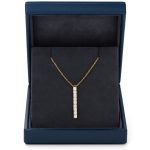 Two-Tone Illusion Lariat: Dazzling Drop 18K Gold Necklace GP077