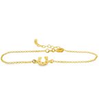 Lucky Horseshoe Charm Bracelet | 925 Sterling Silver SB026